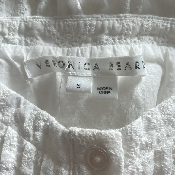 Veronica Beard Alondra Eyelet Lace Ruffle Tiered Maxi Dress in Small - Picture 8 of 9